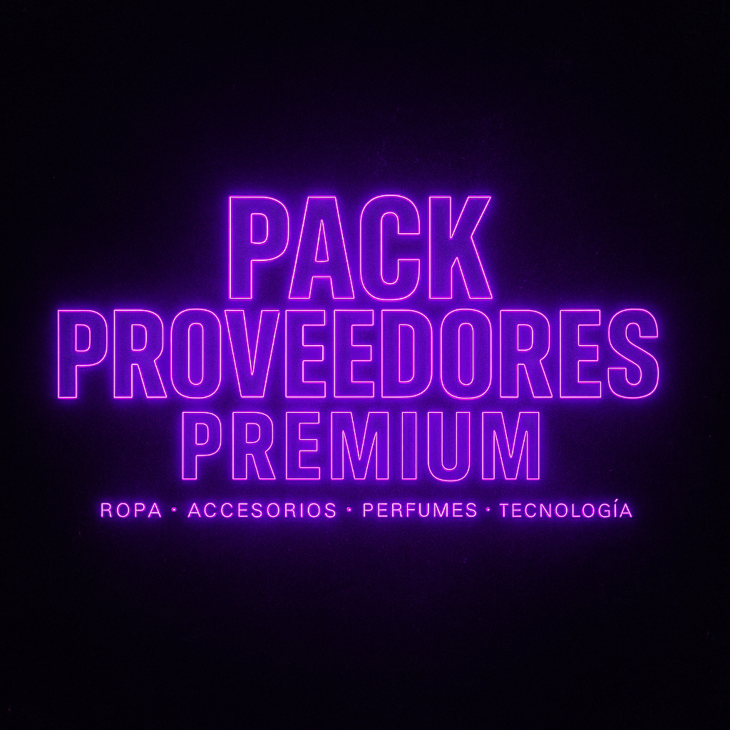 Pack Todos los Proveedores - ecomm.jimx